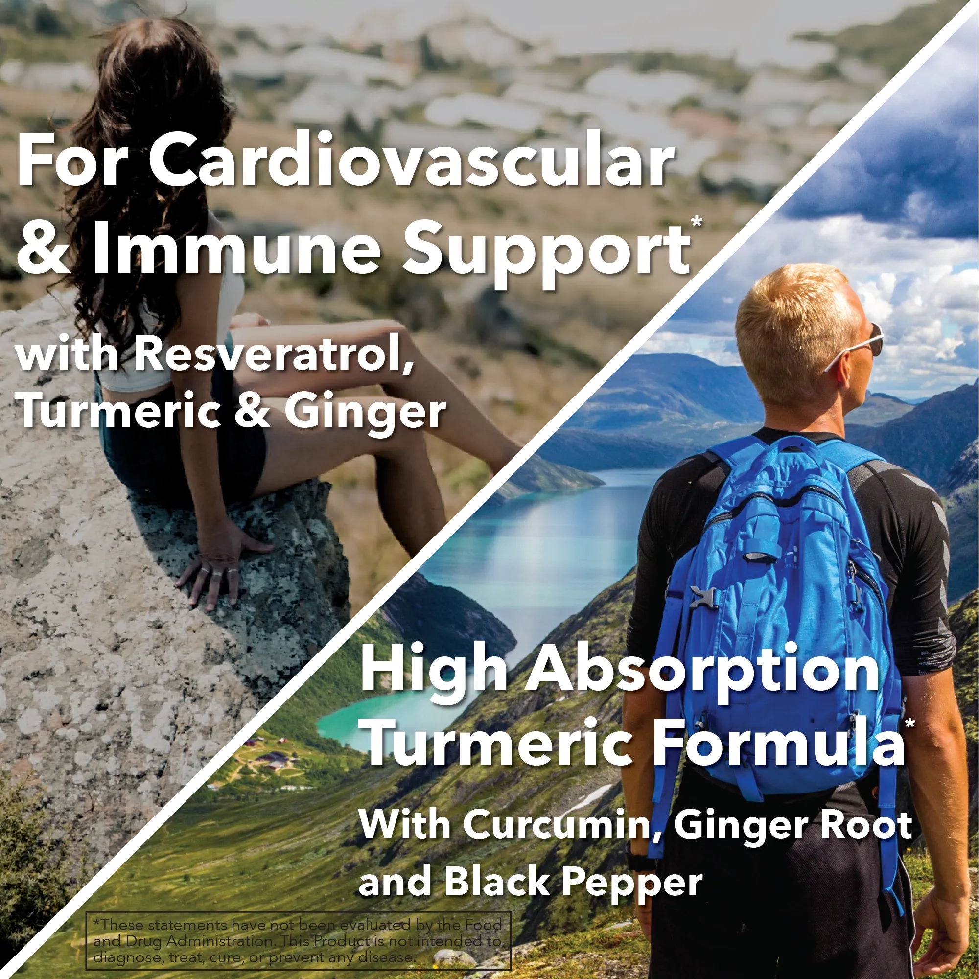 Turmeric with Resveratrol & Ginger Capsules - True Formulas